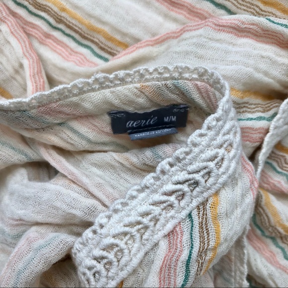 Aerie V-neck Cross Back Tank Size Medium - Picture 5 of 6